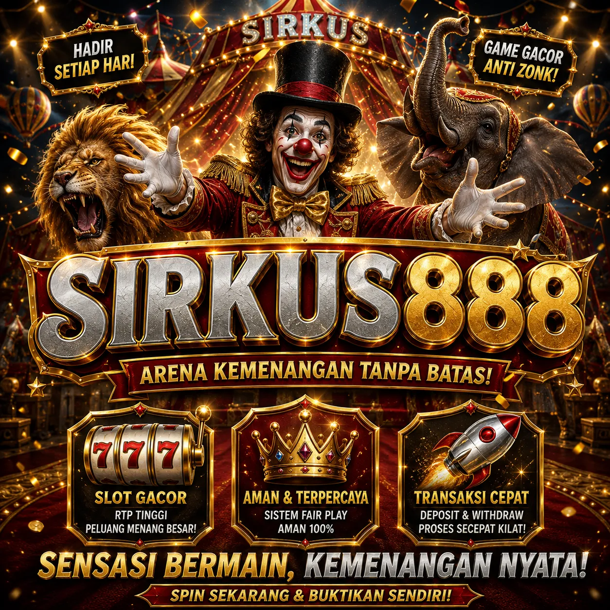 SIRKUS888Banner